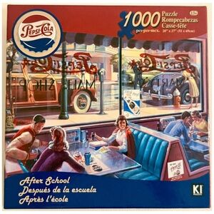 Pepsi Cola 1000 Piece Puzzle Michael Young After School KI Puzzles Vintage Diner